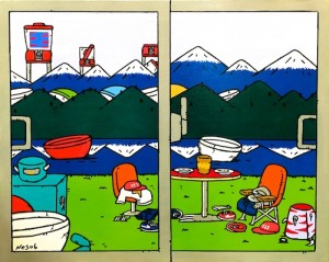 窓がない部屋用イラスト